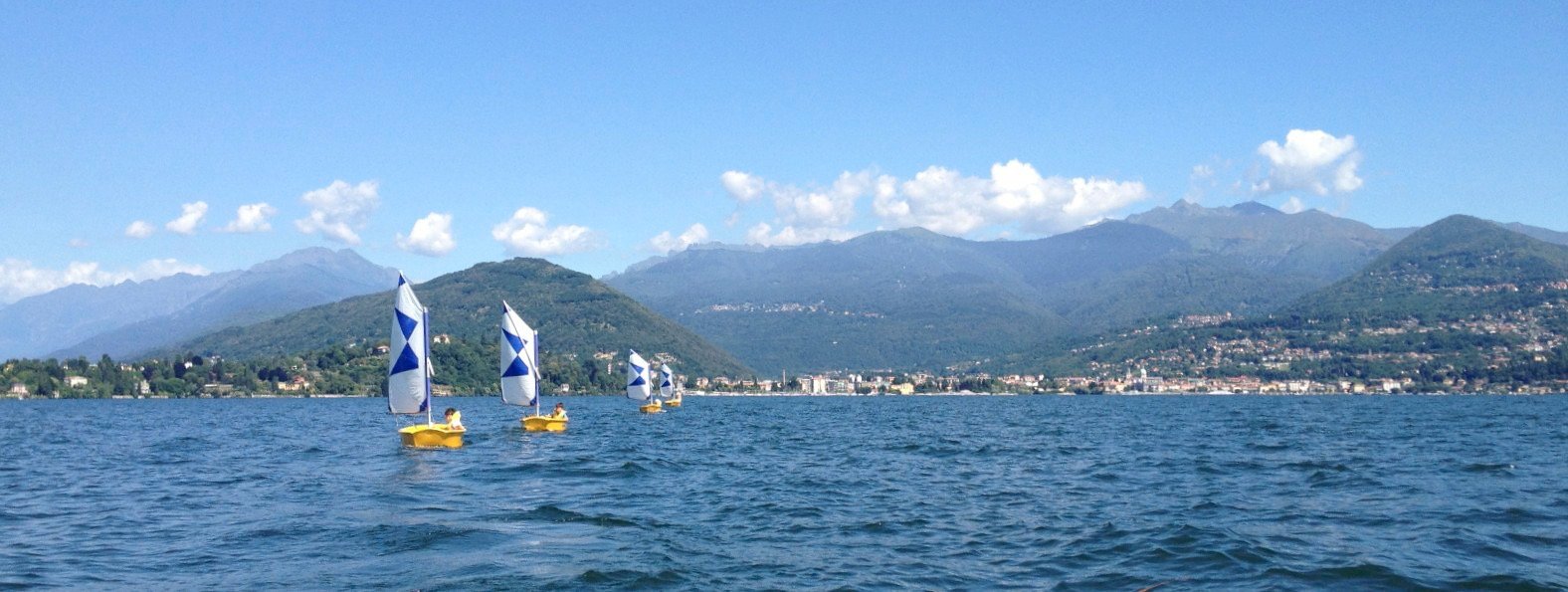 cumuli i bel tempo sul Verbano