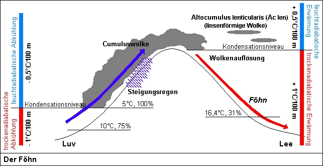foehn - Favonio: genesi