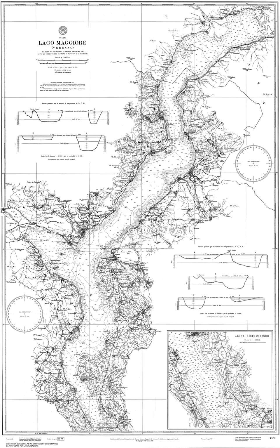 lago Maggiore - Verbano (carta nautica)